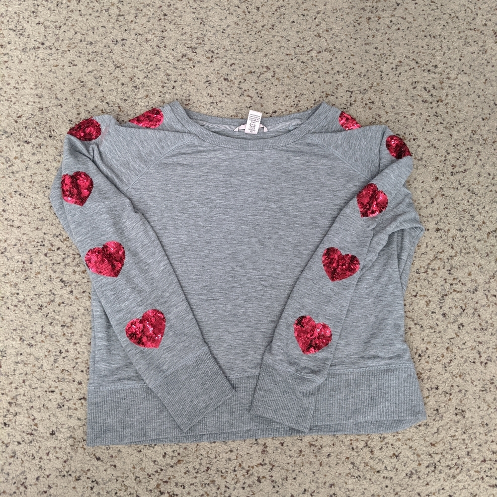 Victoria's Secret heart sweatshirt